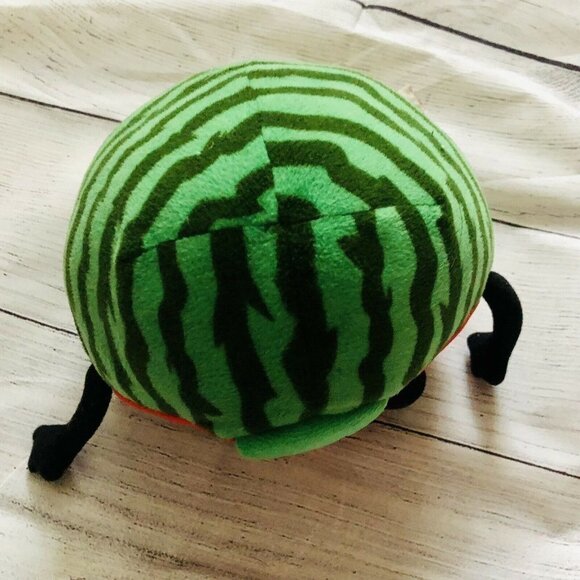 MINISO LIFE Watermelon-shaped Doll PLUSH‎ Red Green Stuffed Adorable Soft 9" - Picture 2 of 6